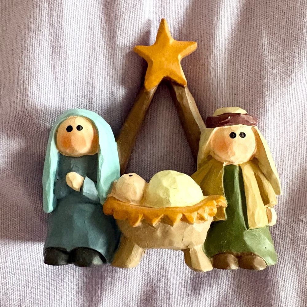 Handcrafted Nativity Scene Figurine